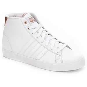 Authentic Adidas White High Top Cloudfoam Sneaker